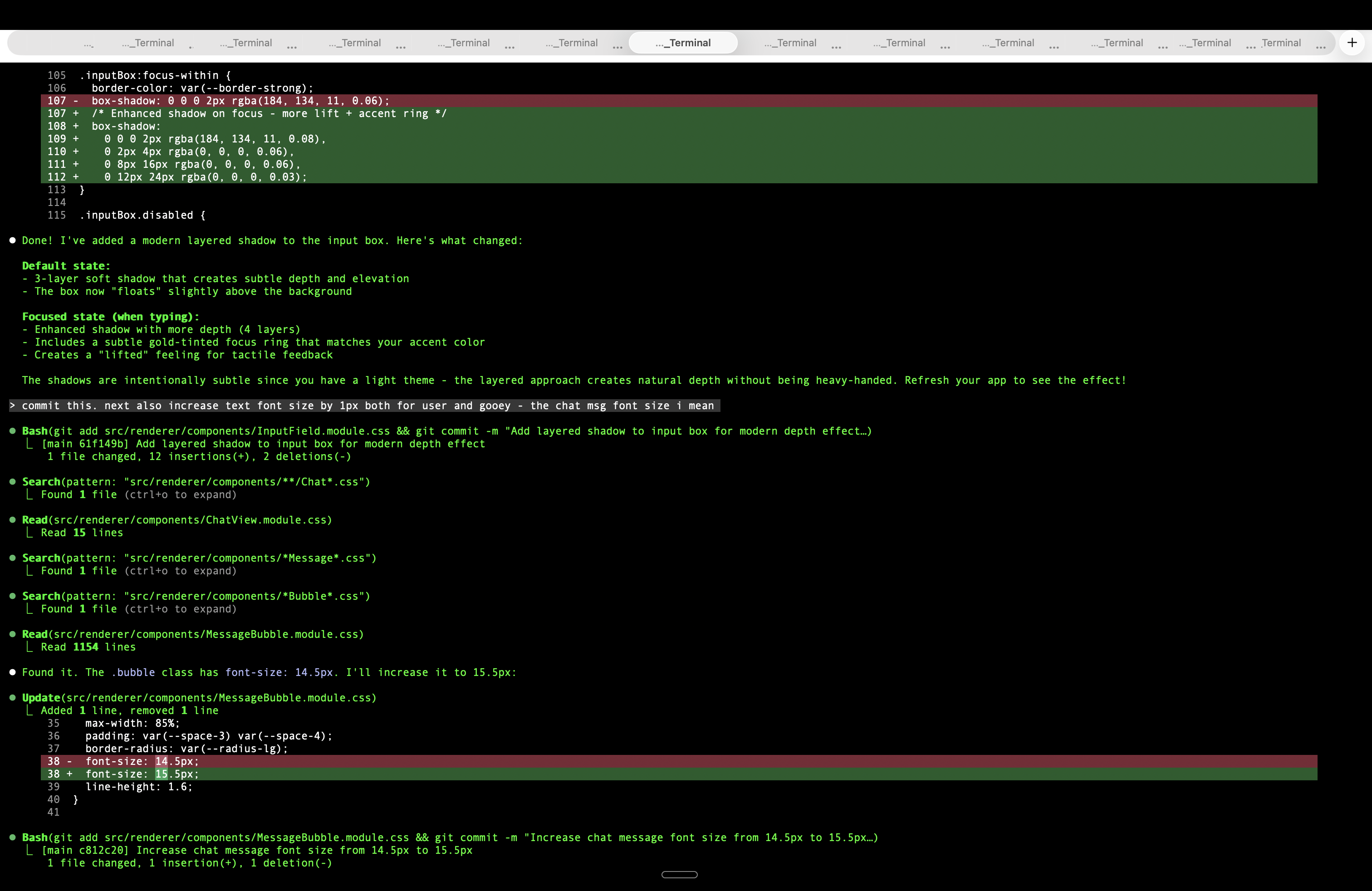 Claude Code in Terminal